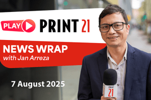 PLAY Print21: Video Bulletin 7 August