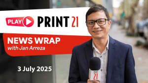 PLAY Print21: Video Bulletin 3 July
