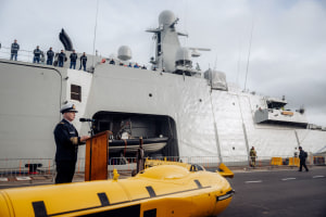 Belgium moors new mine countermeasure vessel