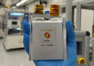 Li-S Energy prototype secures US shipping approval 