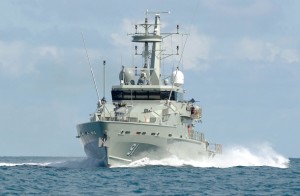 RAN Patrol boat fire's aftermath