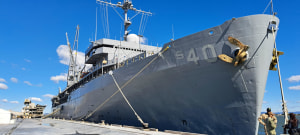 USS Frank Cable and USS Ohio arrive in Brisbane