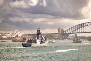 Fleet Review sails during Exercise Kakadu 