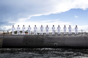 Submarines sail troubled waters