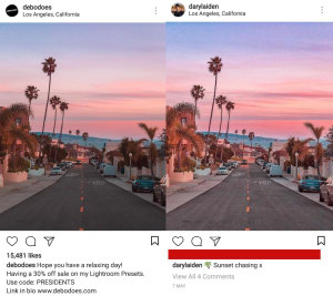 Instagrammer with 100k+ followers caught using other people's photos