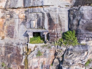 Drone discovers 'lost' WWII tunnel under Macquarie Lighthouse