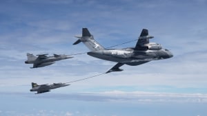Embraer and Saab complete in-flight refuelling certification