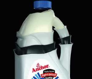 Fonterra bottle blocks light to keep milk fresher