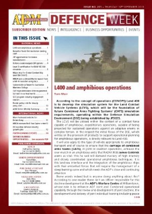 Defence Week Premium 271 PDF versions