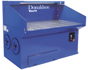 Dust collection bench from Donaldson