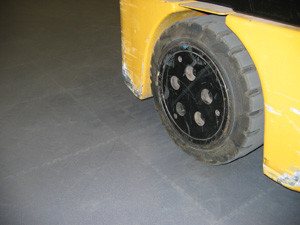 Drive-on anti-static flooring