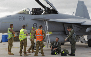 RAAF Super Hornets in Guam for COPE NORTH