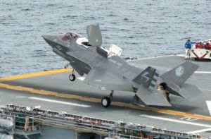 F-35B begins testing at sea