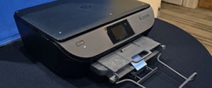 HP printer blasts off into space