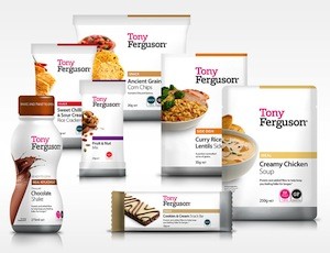 Tony Ferguson pares down its packaging