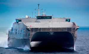 Austal delivers first Joint High Speed Vessel - USNS Spearhead 