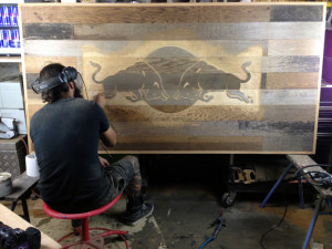 Red Bull Carving