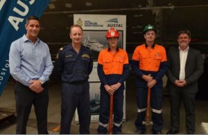 Austal celebrates keel laying for Cape Jervis