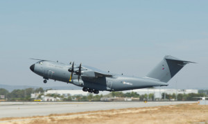 First RAF A400M makes its maiden flight
