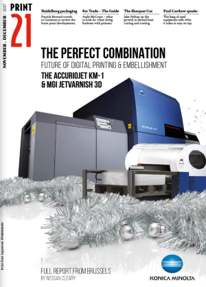 World-1st cover on Print21 summer issue