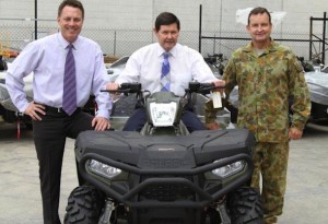 Polaris delivers All Terrain Vehicles to ADF