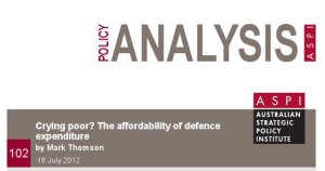 Crying poor? The affordability of defence expenditure 