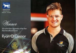 Apprentice of the year award