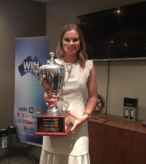 Chloe Rudd wins apprenticeship award