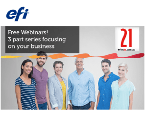 1st Print21 and EFI webinar great success