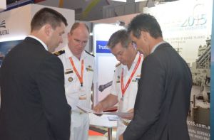Chief of Navy visits Pacific 2015 stand at IMDEX