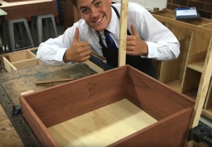 Alex Farquhar's executive desk