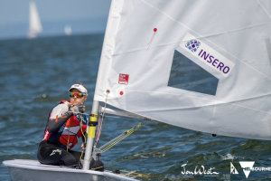 Rindom starts defence of Laser Radial World crown with a bullet in tricky conditions