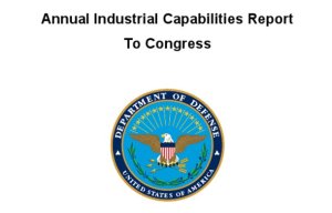 Pentagon pinpoints industrial base concerns