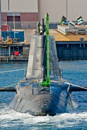 Maiden dive for latest Astute class sub