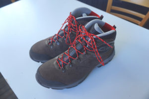 Two pairs of hiking shoes put to the test