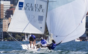 Hodgson in charge on Day 1 of Australian Youth Match Racing Championship