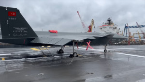 Turkish combat drone downs airborne target in global first