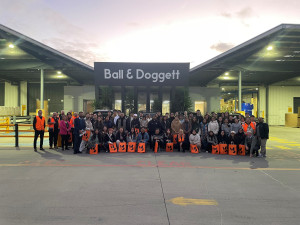 Future packaging pros tour Ball & Doggett facility