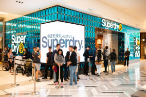 Superdry has customers lining up from 5am