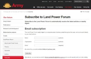 Army's own blog launched