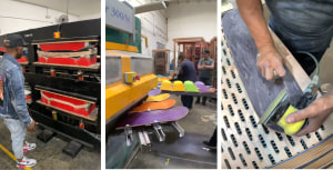 BBS skateboard factory tour