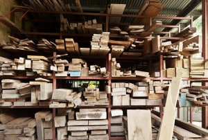 Master craftsman&rsquo;s rare wood stash for sale 