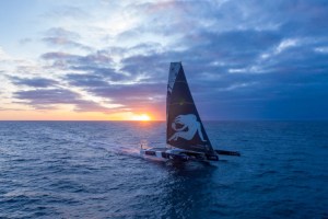 The Maxi Edmond de Rothschild abandons her Jules Verne Trophy record attempt
