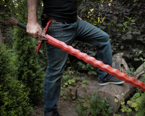 Einar Trollkarl: making swords for play, not war