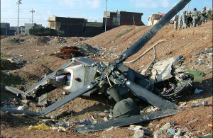 Changing helicopter crash simulation