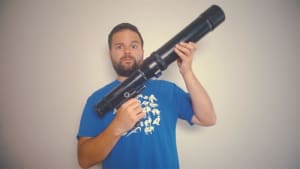 This guy found a vintage bazooka lens for €15
