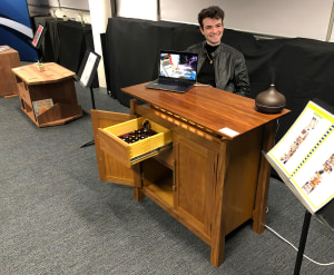 Heath Cauchi's Modern Oriental Hallway Cabinet