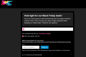Kmart brings back virtual queue for Black Friday