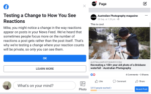 It's official: Facebook begins hiding like count