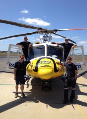 Australian Helicopters takes Movember to new heights